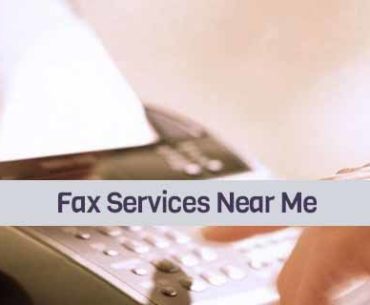 Fax Services Near Me