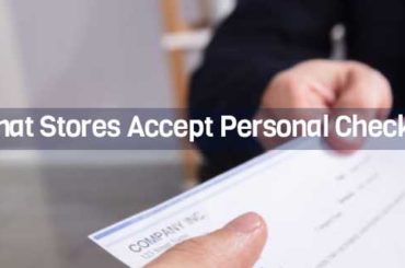 What Stores Accept Personal Checks