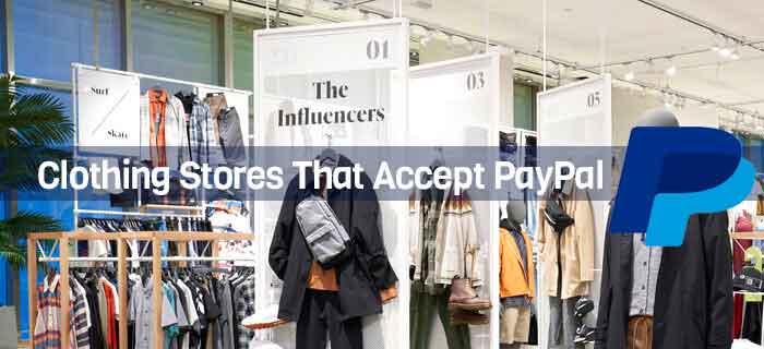 Clothing Stores That Accept PayPal