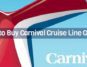 Where to Buy Carnival Cruise Line Gift Cards