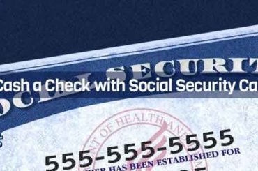 Cash a Check with Social Security Card