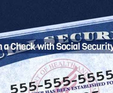 Cash a Check with Social Security Card